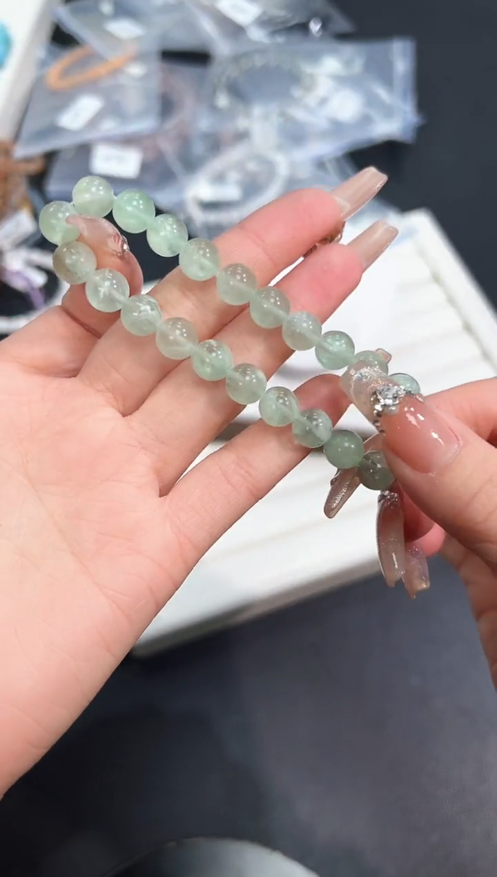 【闪购商品】水晶手串未镶嵌67g多样性发其一/1条默认微瑕