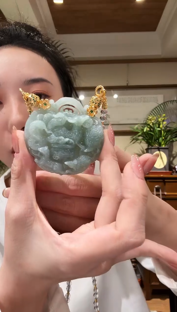 【闪购商品】翡翠颈饰未镶嵌国风