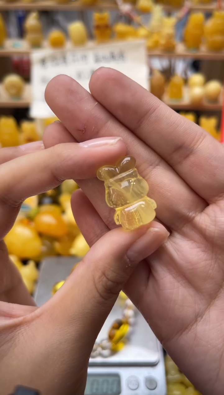 琥珀未镶嵌珠宝奇石115琥珀蜜蜡微瑕