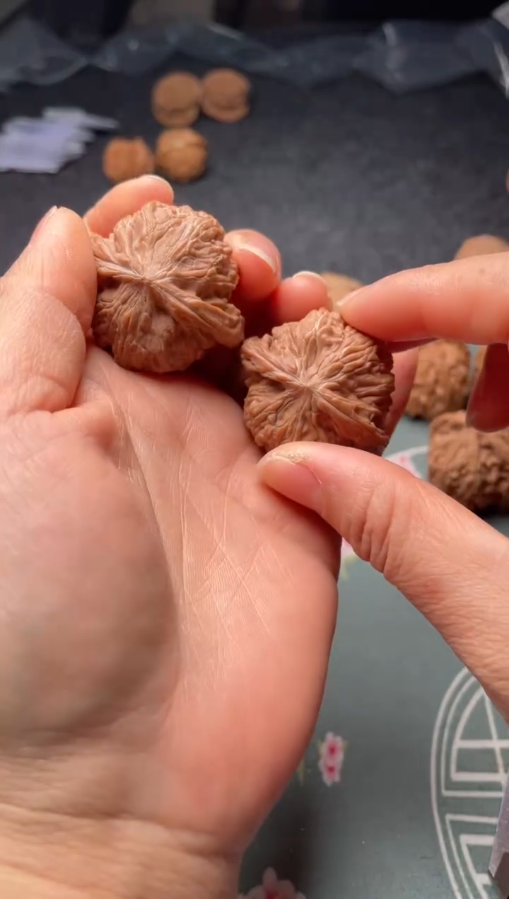 把件文玩核桃w195   磨盘 39尺