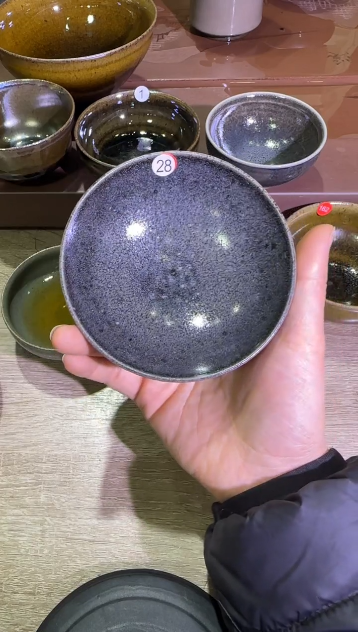 【闪购商品】茶盏28灰贝天花板#古宋龙窑#开窑现场