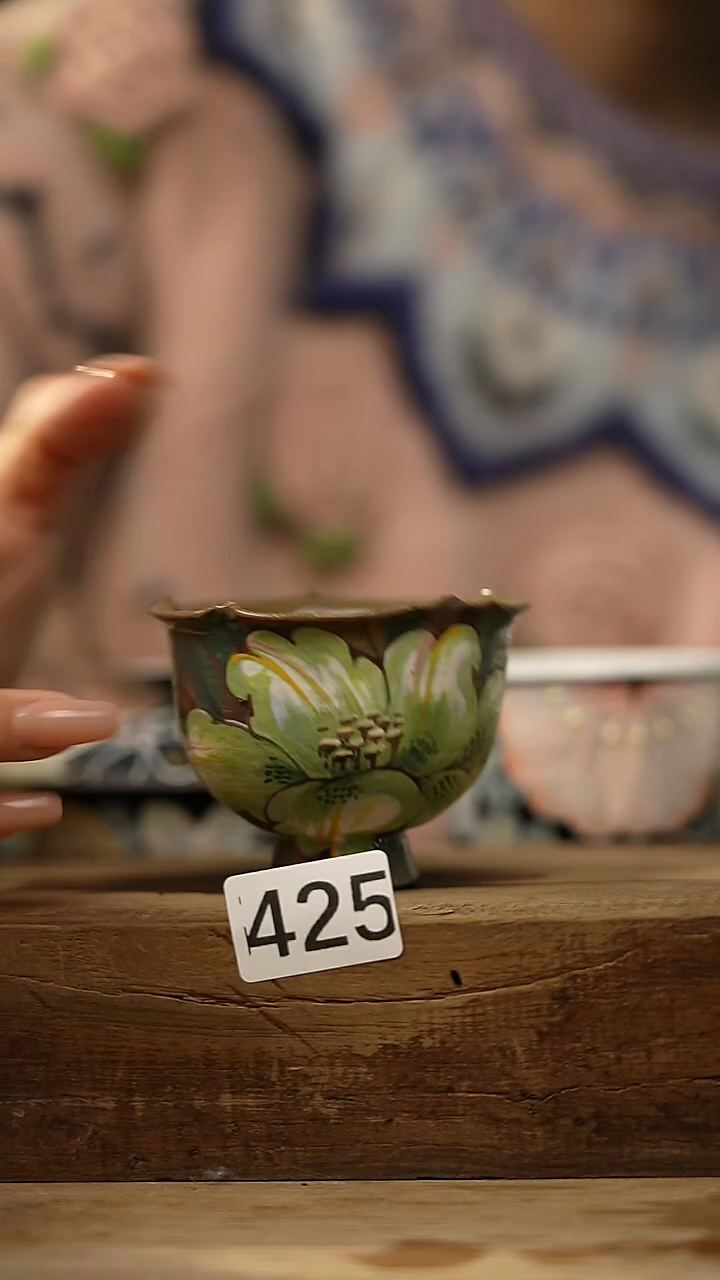 【闪购商品】瓷片油画风·彩绘·设计师石一款 主人杯