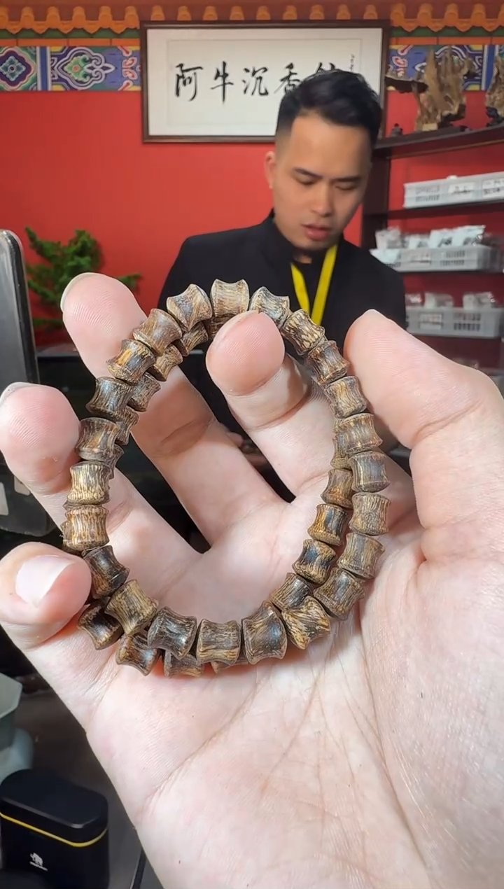 沉香手串R18芽庄都彭多样性发一