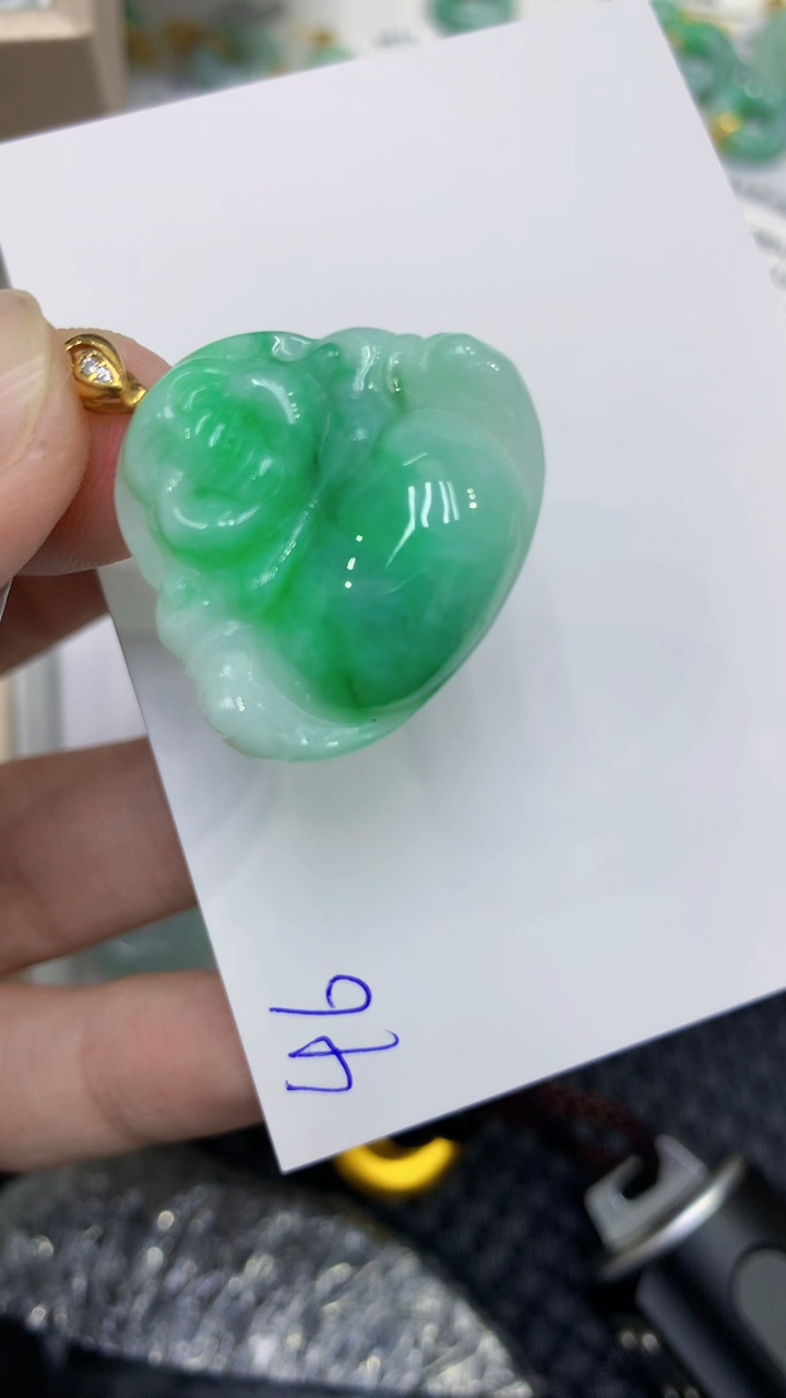 颈饰未镶嵌翡翠缅甸A货翡翠