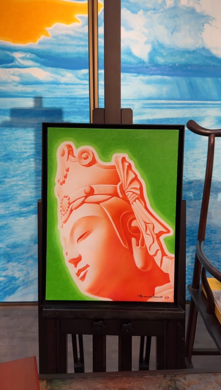 国画Z天津人美--冯丽鹏老师-40*30-油画1