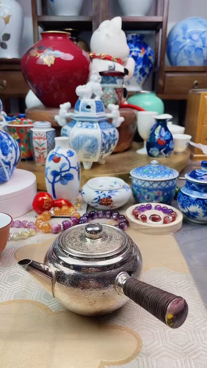 【闪购商品】盘日产包银壶一个好看