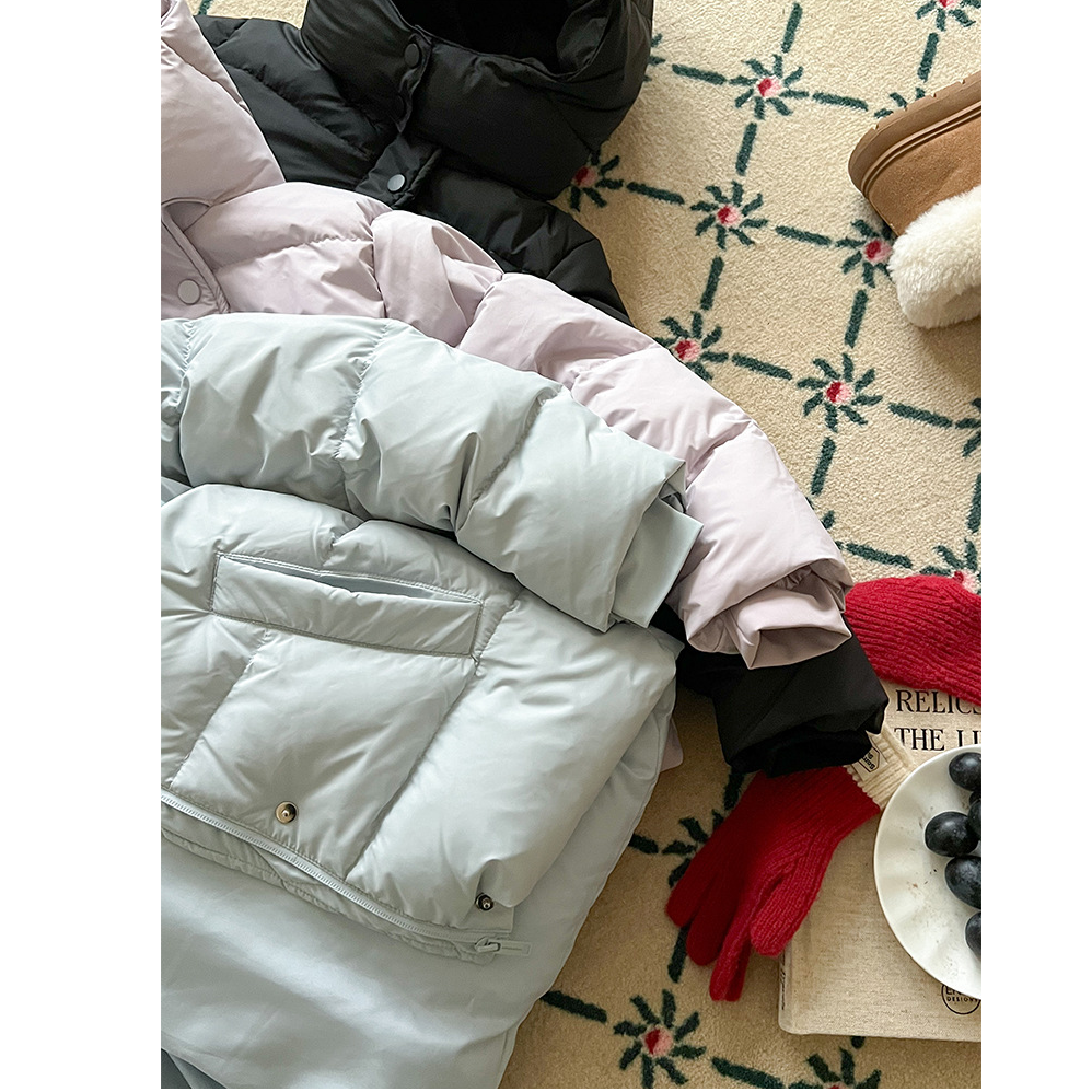 【依妈家】新品冬儿童新国标90白鸭绒外套韩版收腰羽绒服25YR004