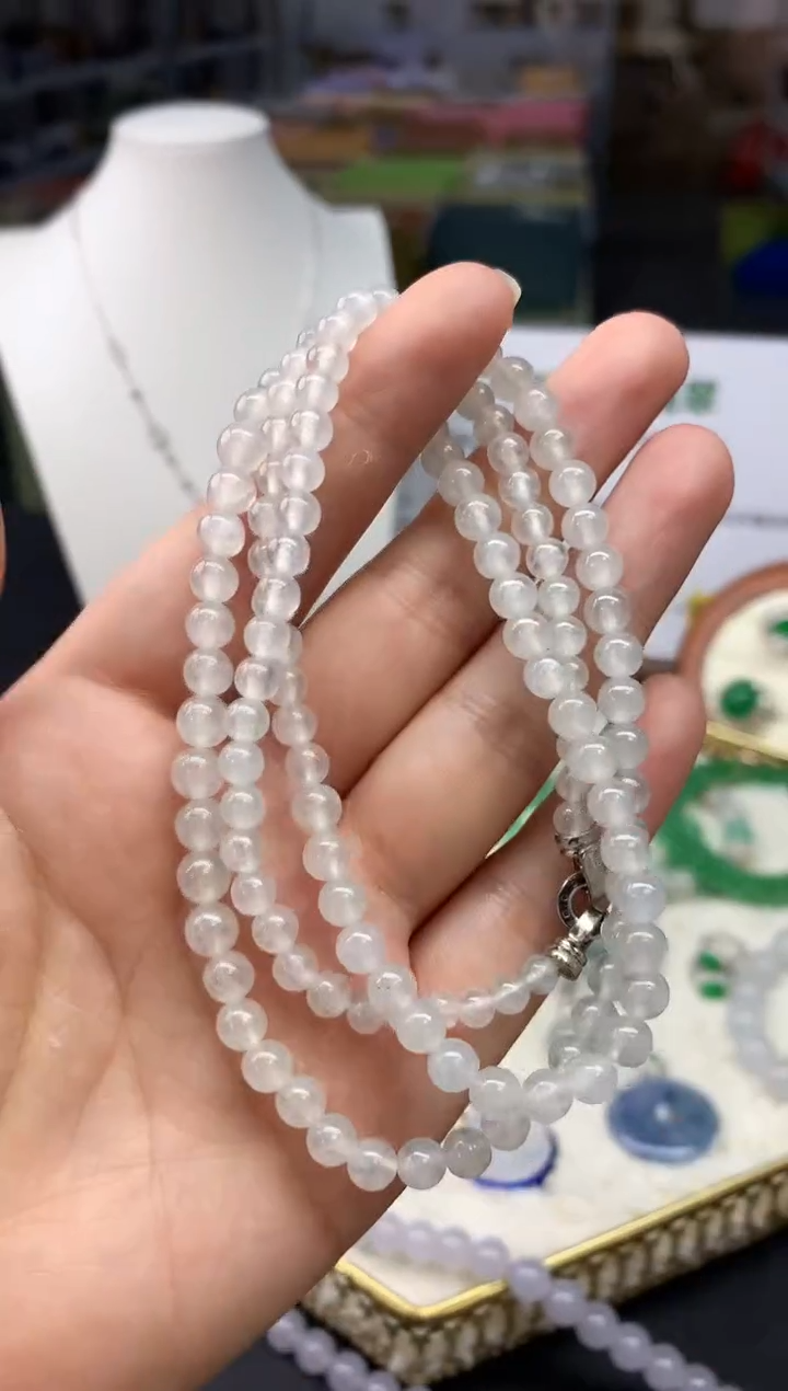 【闪购商品】翡翠颈饰未镶嵌翡翠珠链|不退不换