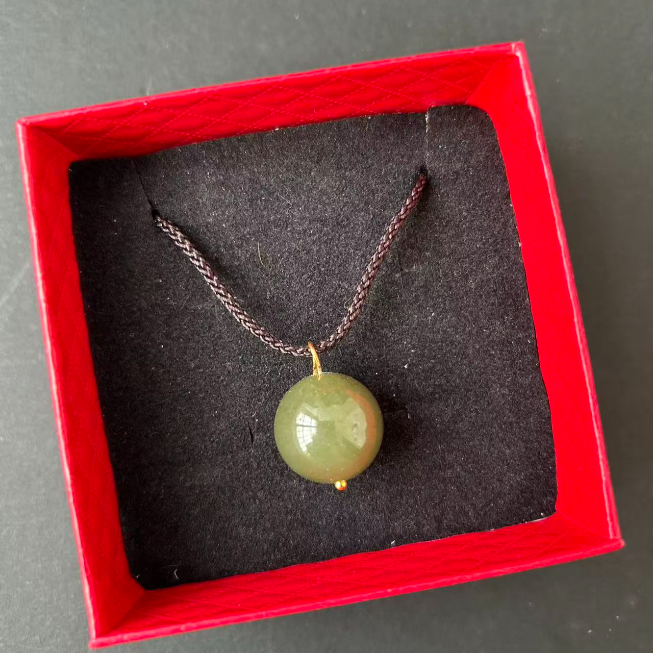 和田玉（青黄色转运珠）16mm多样性发其一