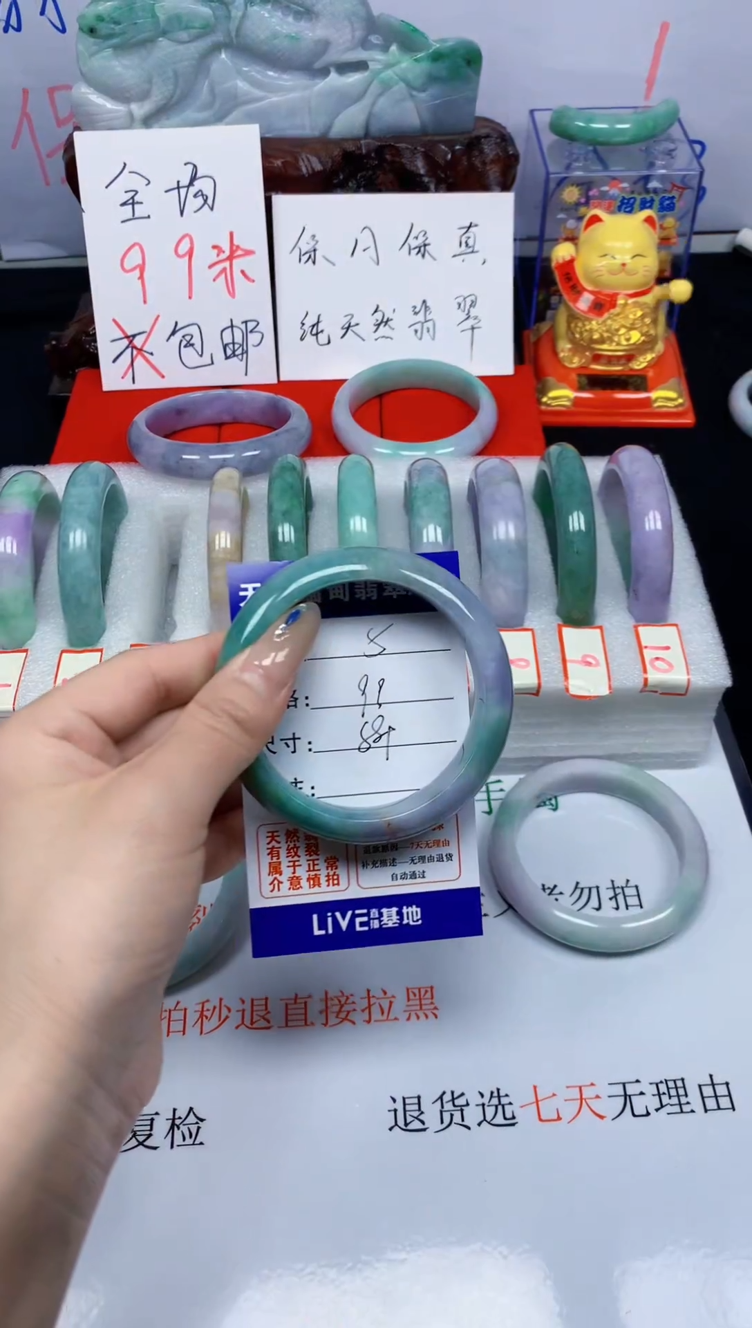 未镶嵌手镯翡翠5