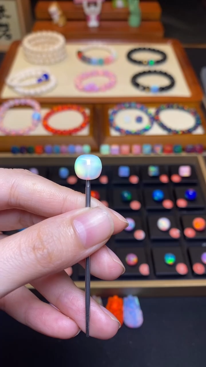 树脂制品11*12mm人工欧泊老型27