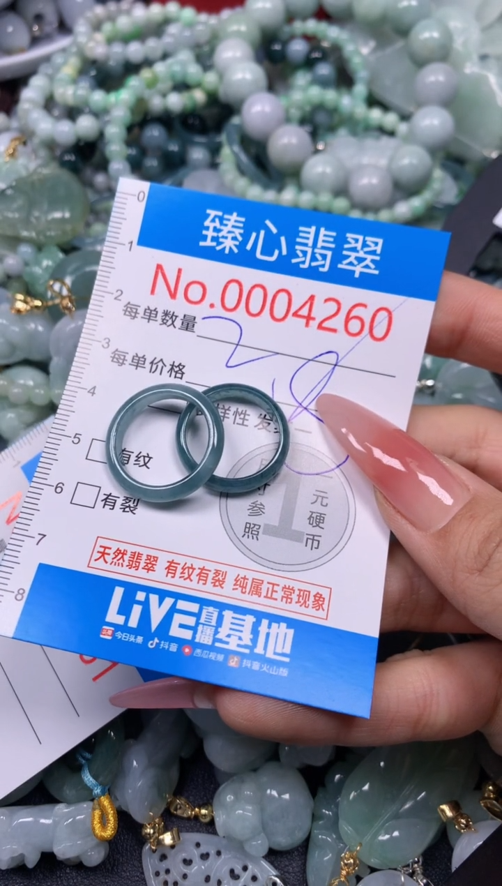 【闪购商品】翡翠颈饰未镶嵌含绳0004260