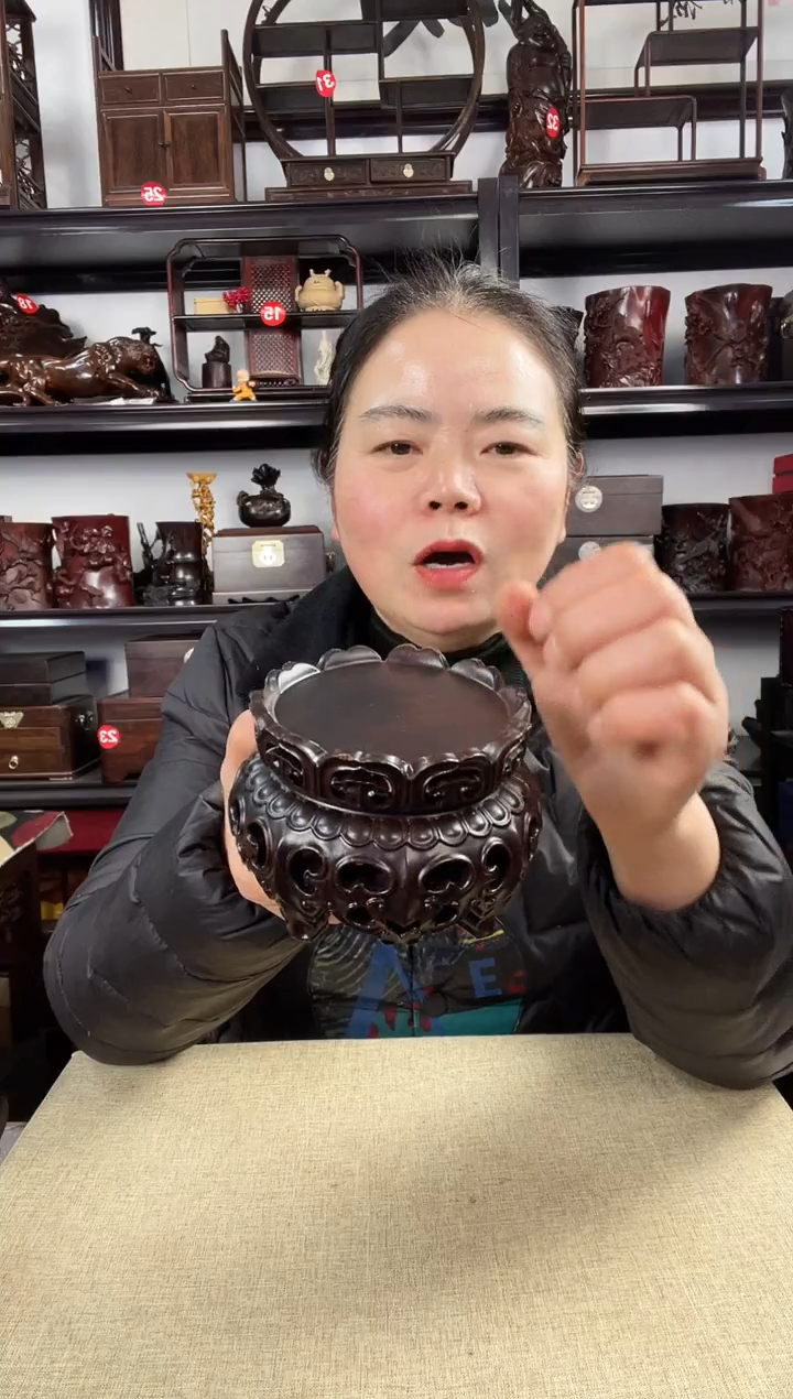 木老李红木工艺品新莲