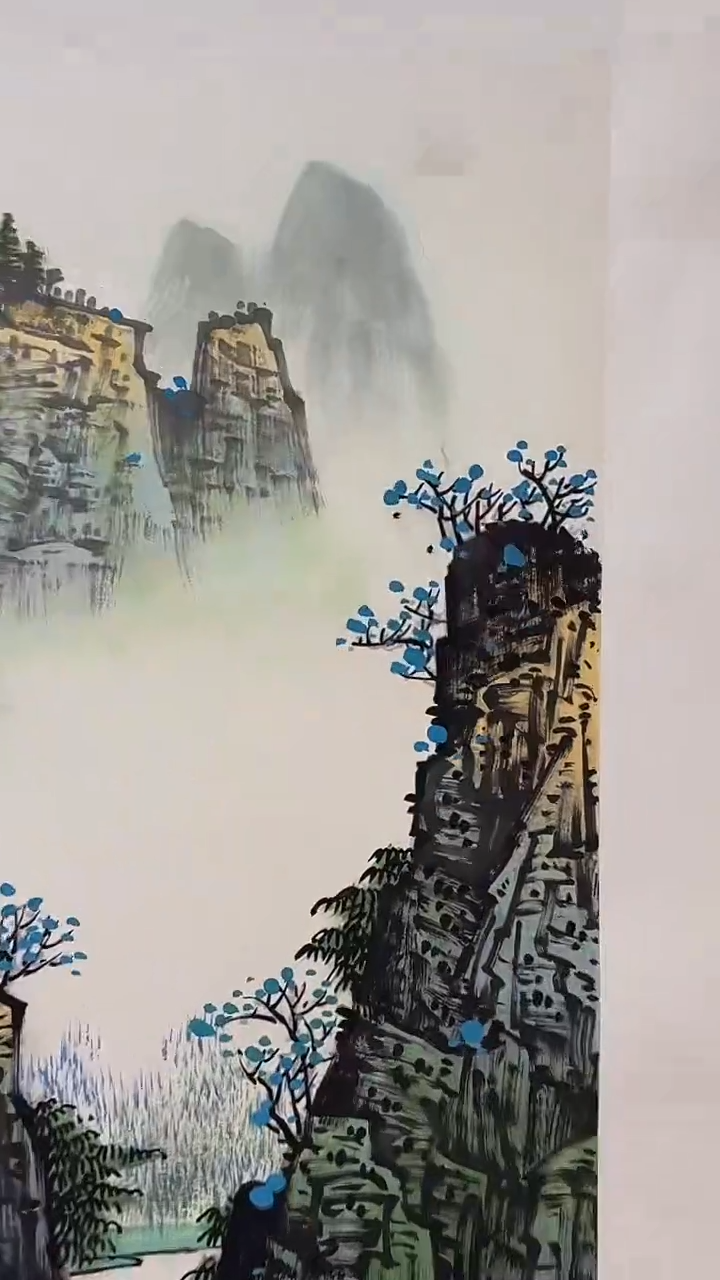 国画王炳杰手绘绘画作品30-3