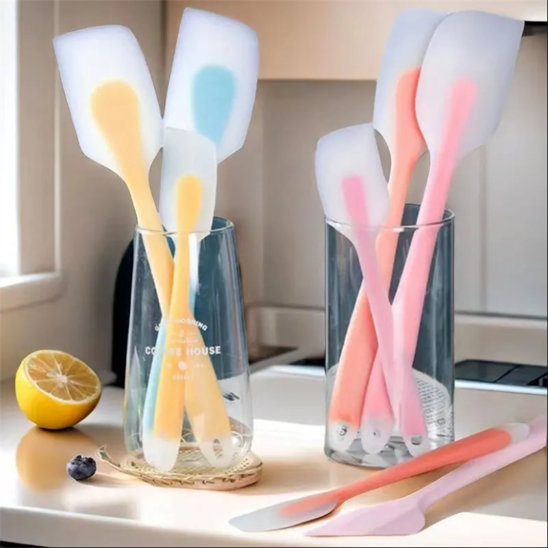  烘焙硅胶铲子耐高温搅拌家用烙煎饼一体精美刮刀奶油蛋糕清洗