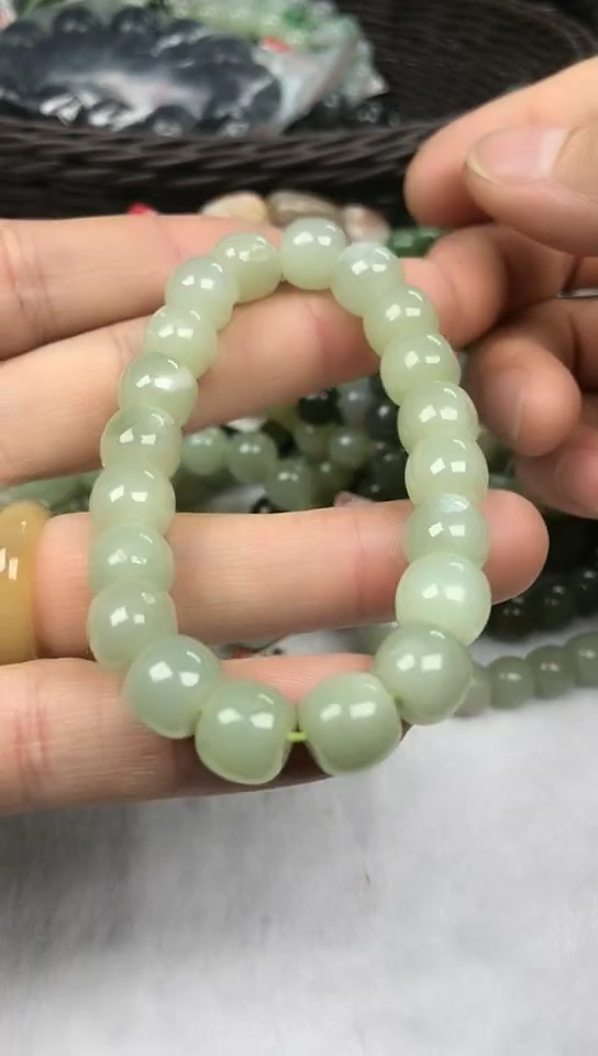 【闪购商品】和田玉手链未镶嵌路路通
