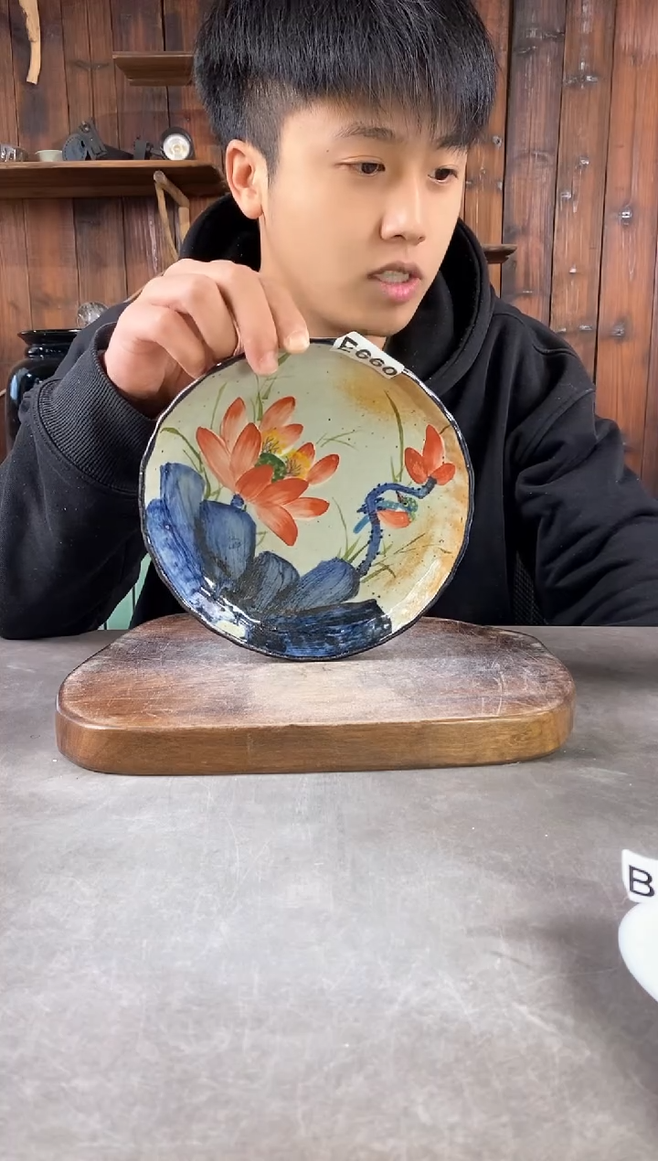 【闪购商品】碗660，手工手绘，新年快乐！