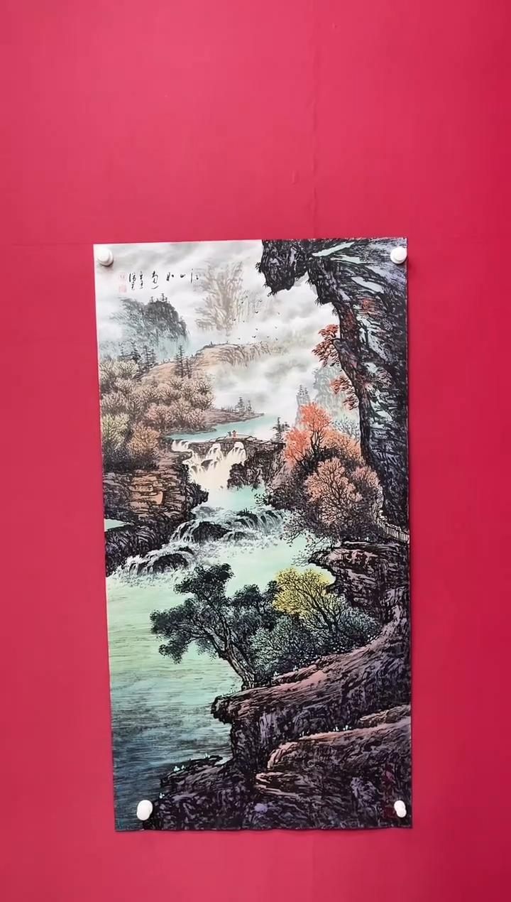 【闪购商品】国画吴-四尺山水/无框/W