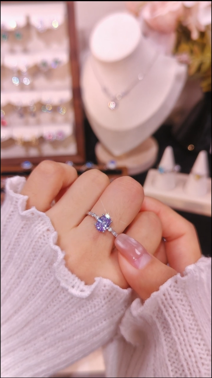 合金无紫色戒指 