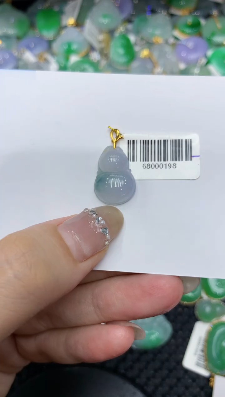 【闪购商品】翡翠颈饰18K金镶嵌222222222
