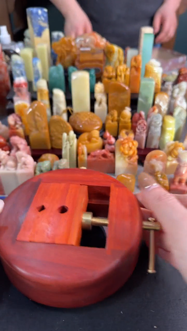 【闪购商品】青田石印石印床编号编号