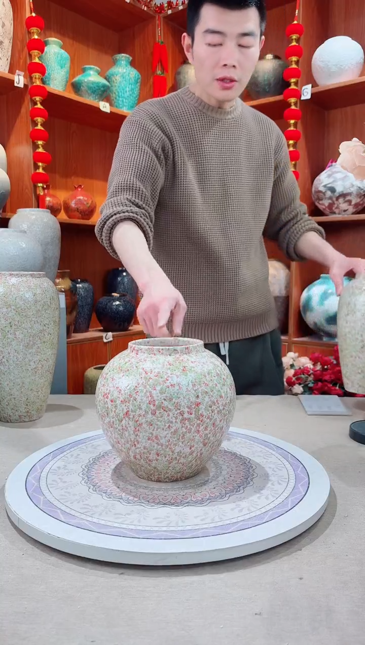 【闪购商品】瓶陶瓷花瓶 无花 绿野仙踪小号