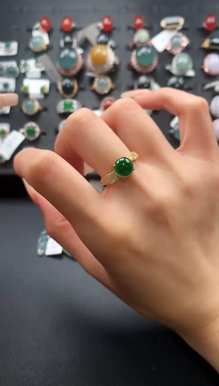 【闪购商品】翡翠戒指未镶嵌6476547654765445