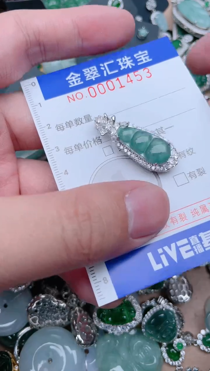 【闪购商品】翡翠颈饰未镶嵌1453....