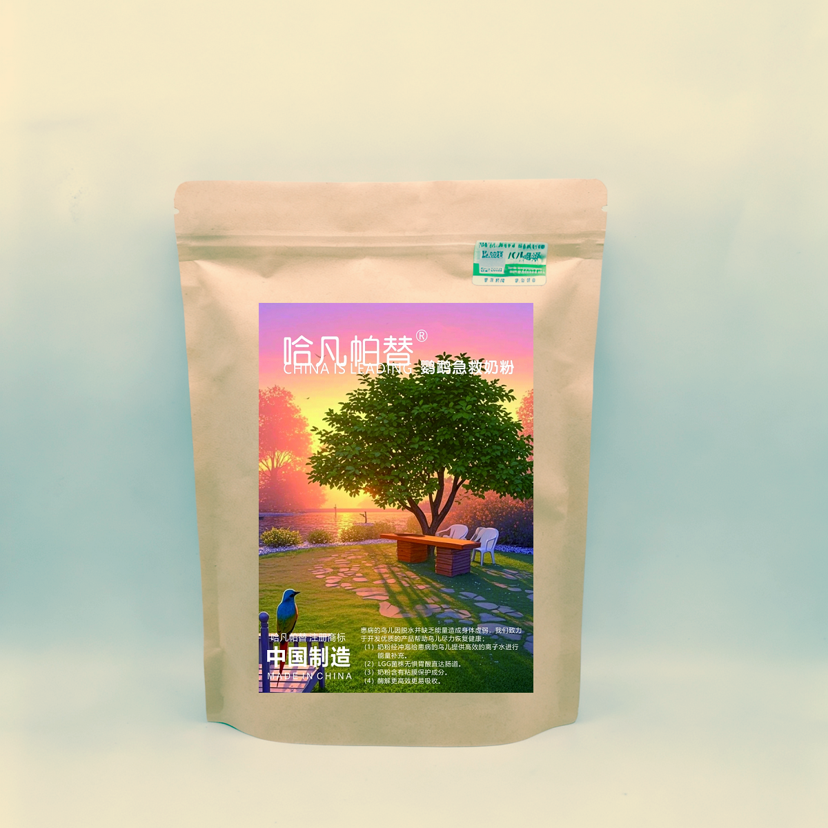 哈凡帕替专业级鹦鹉急救奶粉消化弱僵苗恢复营养补充易消化补充粉