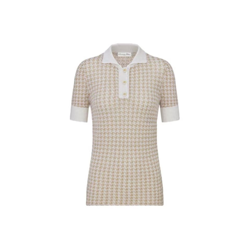 全新未使用 DIOR/迪奥 双双臻选/yy00352/迪奥针织短袖/34