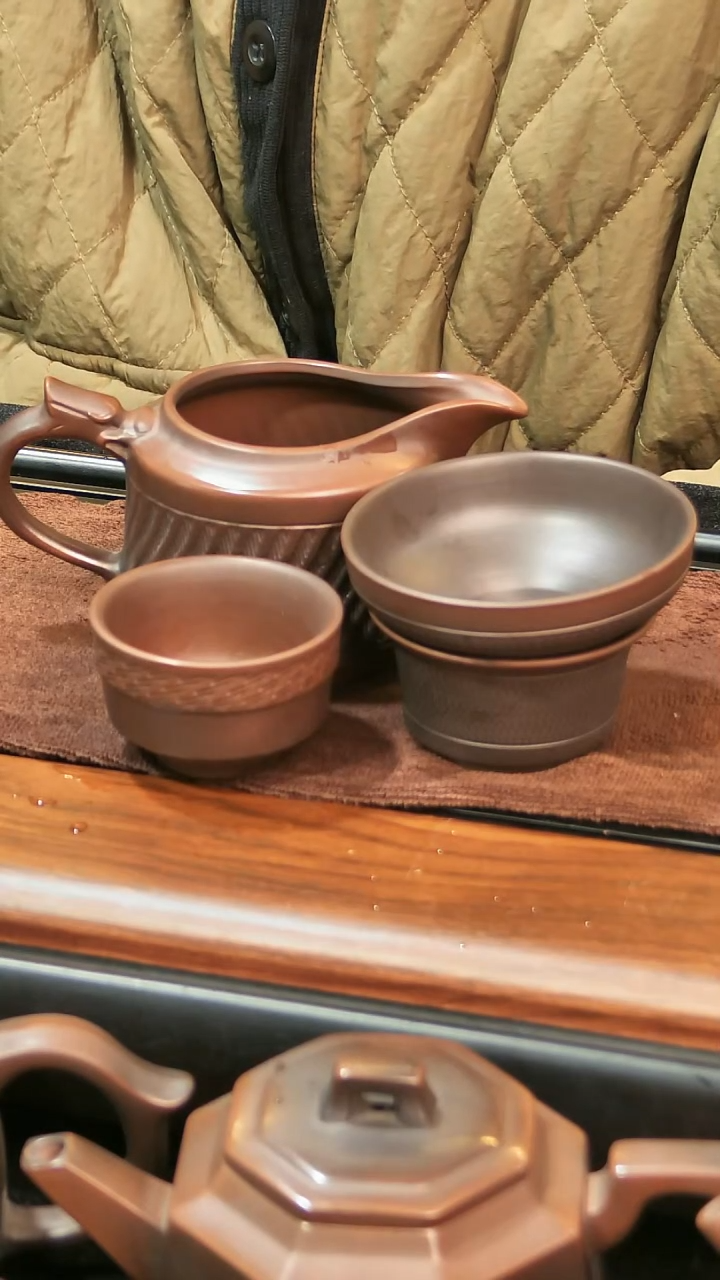 【闪购商品】公道紫陶跳刀公道1+紫陶跳刀茶漏1跳刀杯子1