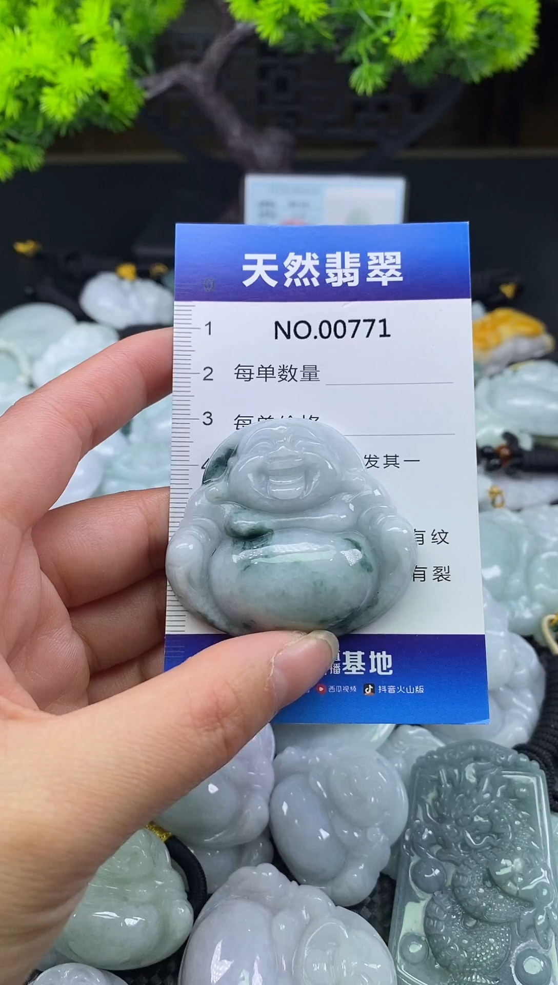 颈饰未镶嵌翡翠天然缅甸翡翠771