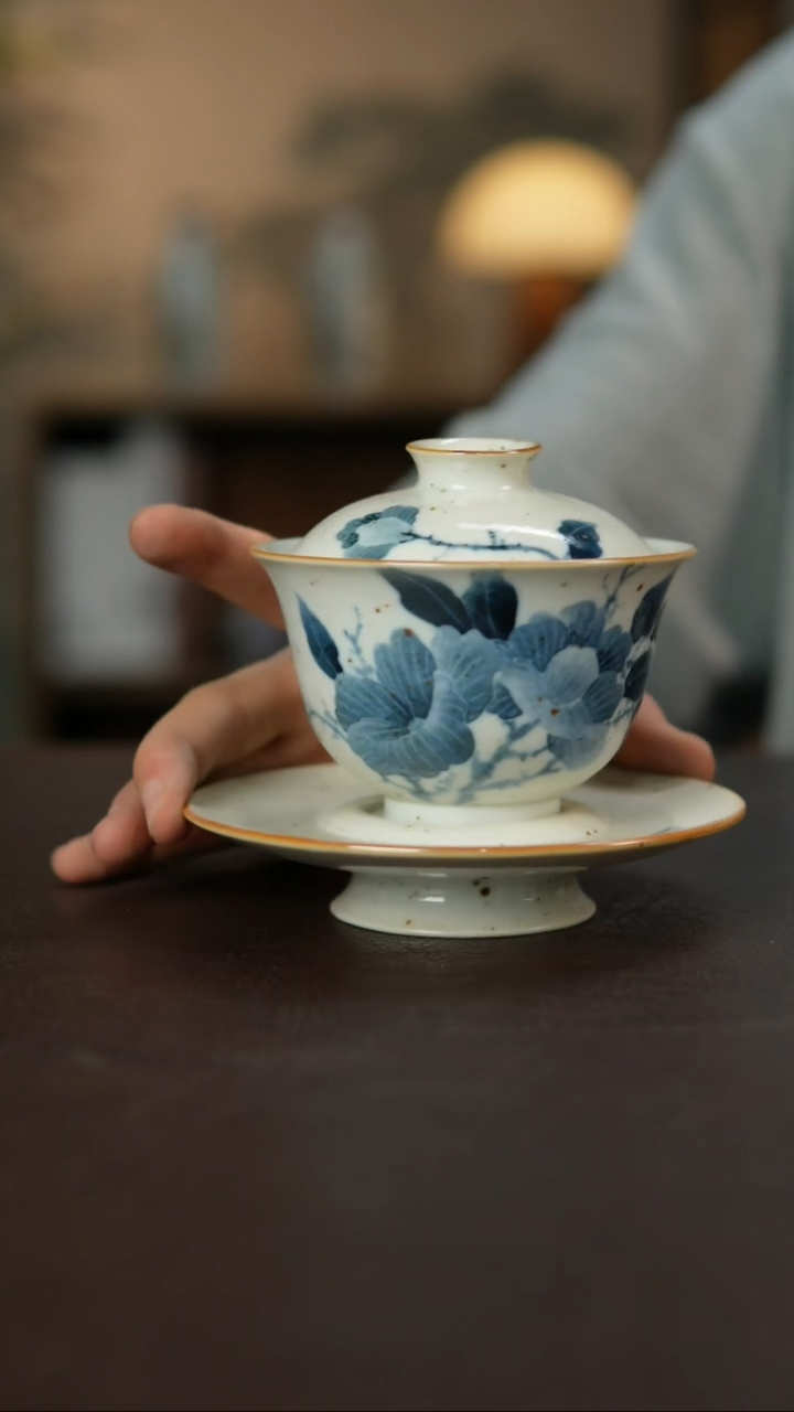 杯景德柴烧手作多人瑕疵