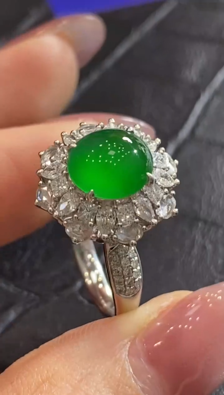 【闪购商品】翡翠颈饰18K金镶嵌收到货48小时鉴赏期（超时不退不换）