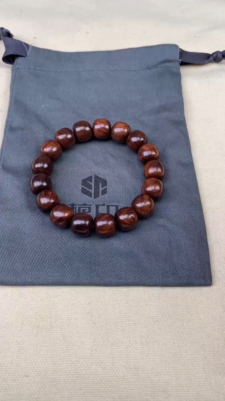 【闪购商品】黄花梨/降香黄檀手串/手链黄花梨 12x13