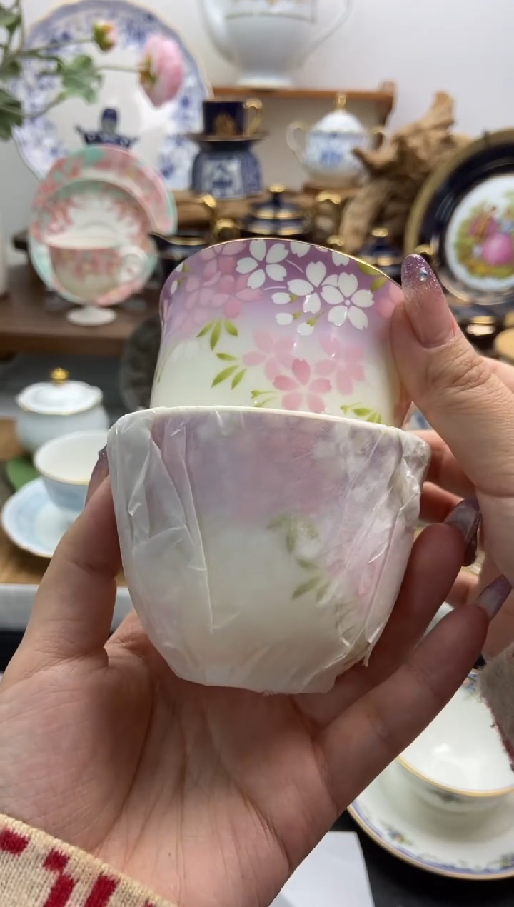 瓷片全新千代两只谨慎参拍，防伪帖撕毁无售后