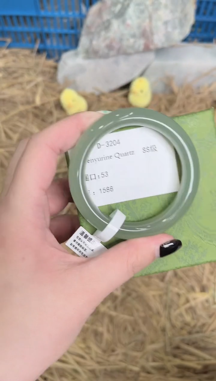 未镶嵌手镯石英质玉D3204