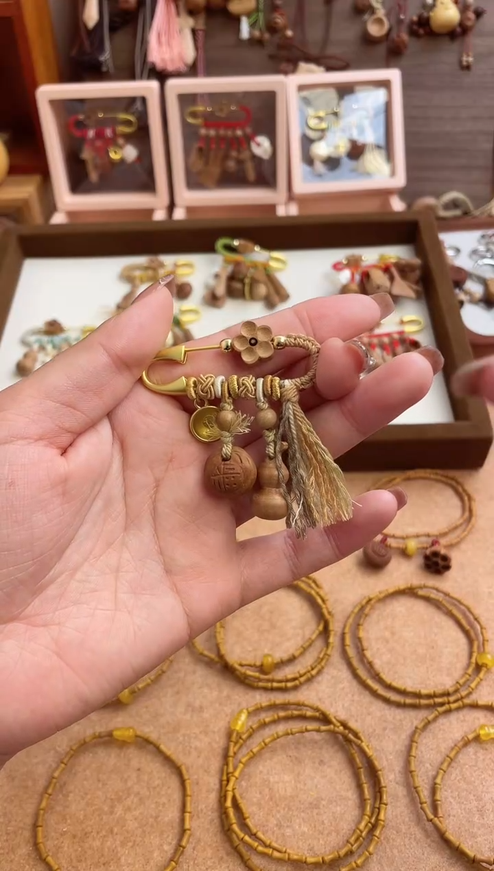 桃木别针一物一拍饭碗