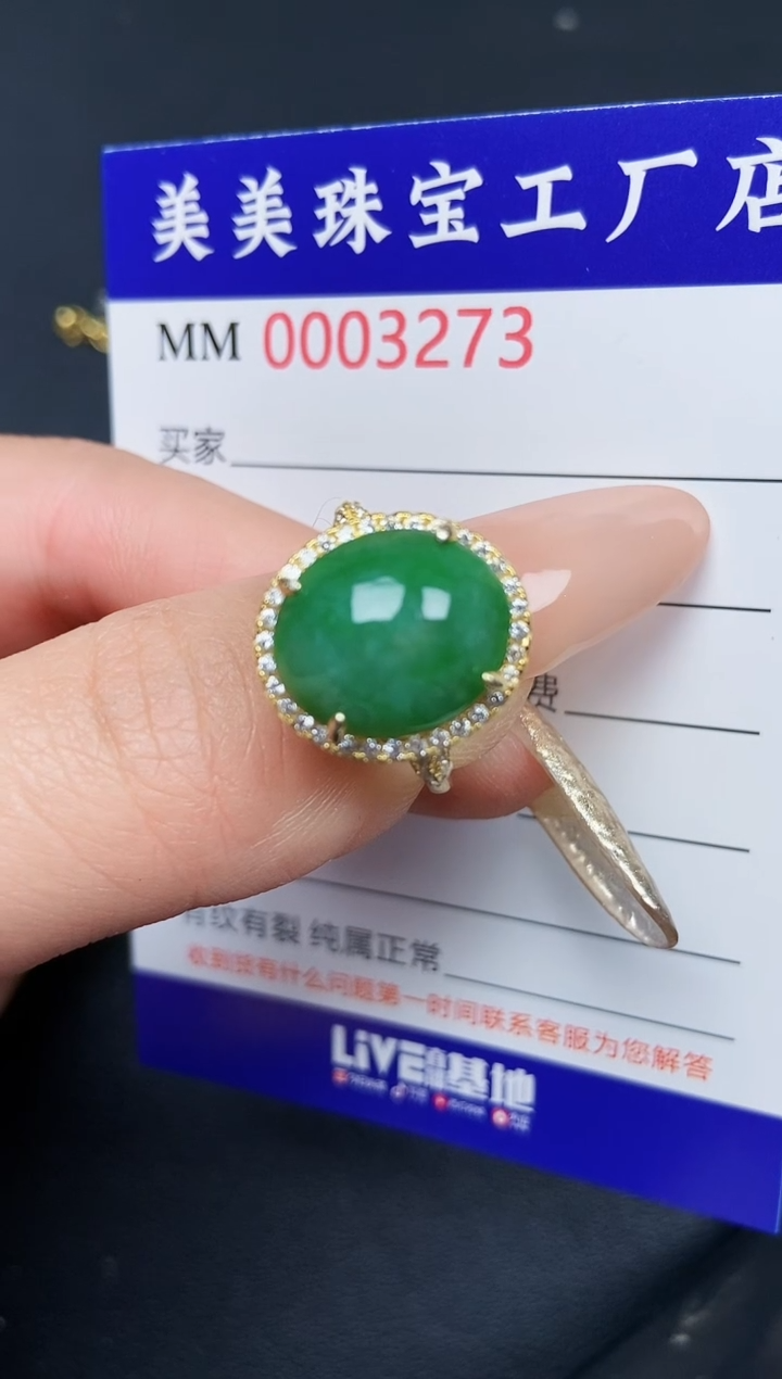 【闪购商品】翡翠颈饰银S925镶嵌3273