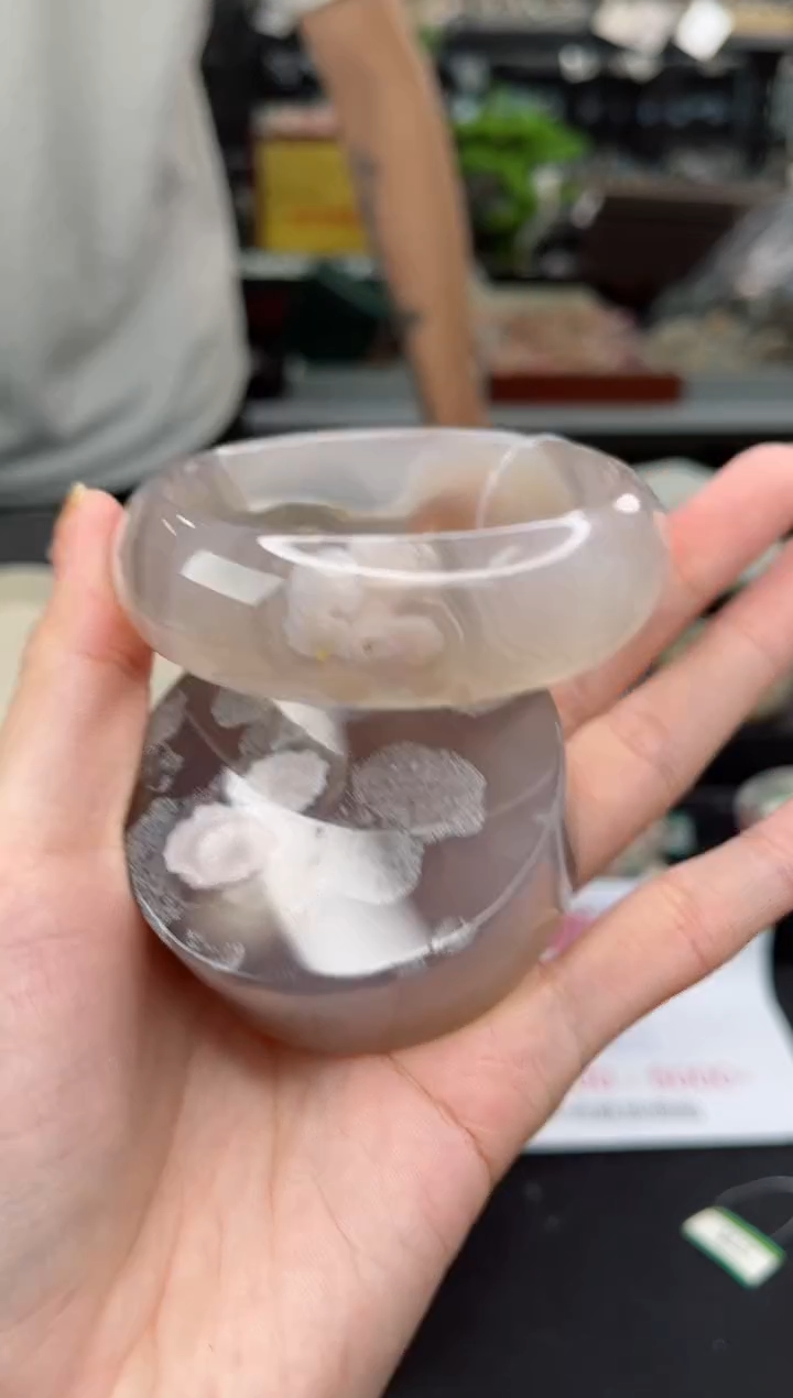 【闪购商品】石英质玉手镯未镶嵌58圈口（赠品镯心）3650289