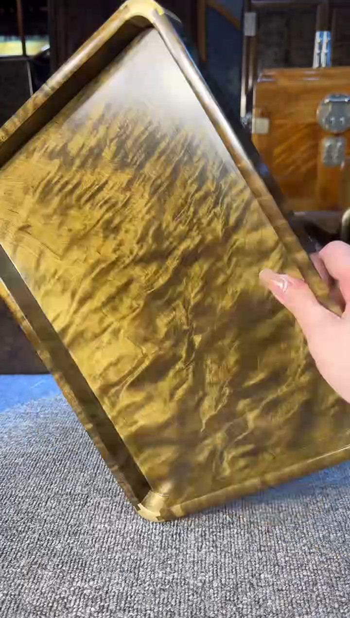 【闪购商品】乌木类成套家具精品阴沉乌木托盘Y32