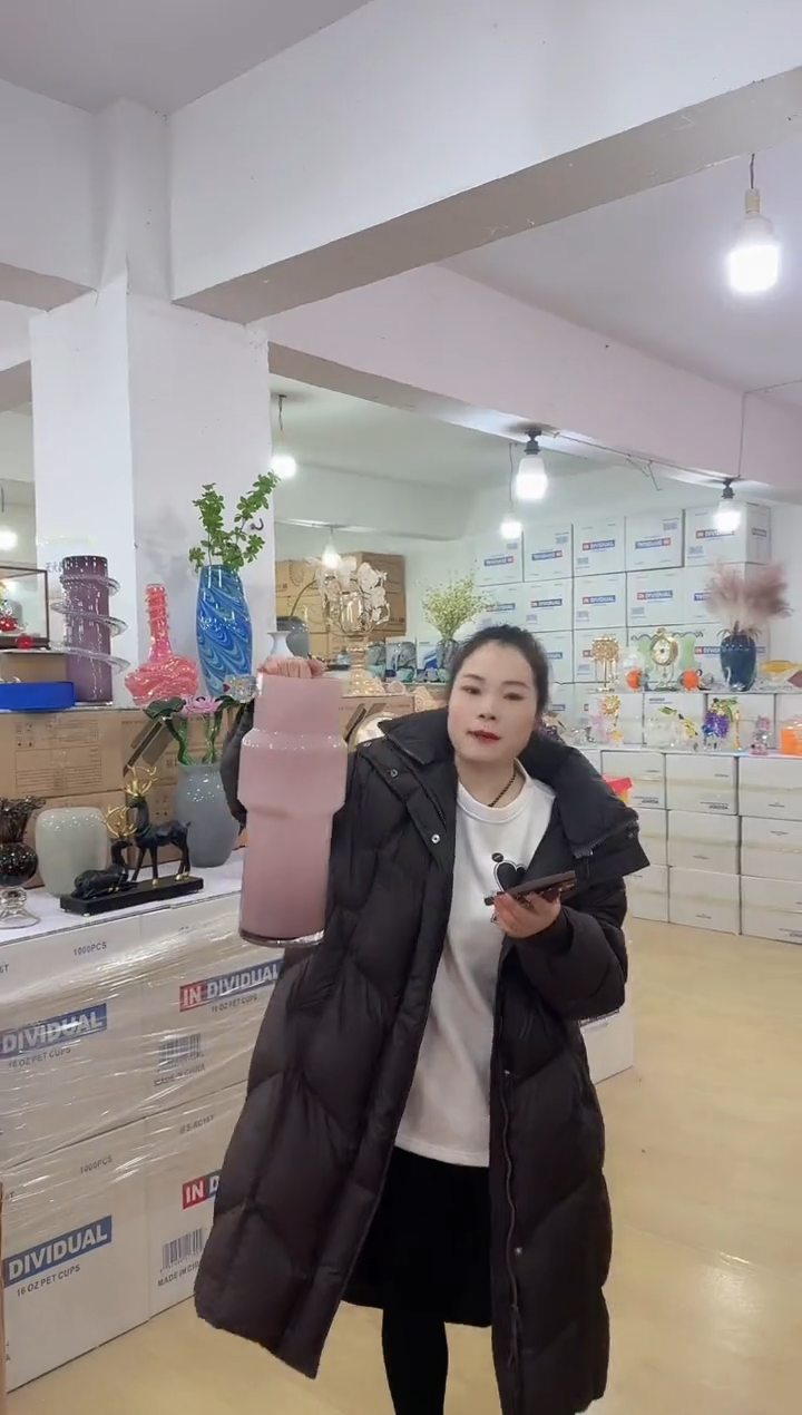 【闪购商品】无铅玻璃甄选花器-t-早33