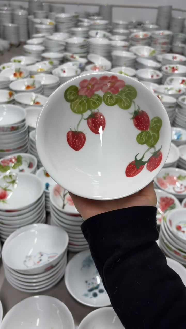 景德镇手绘釉中彩（食品级）壮壮碗