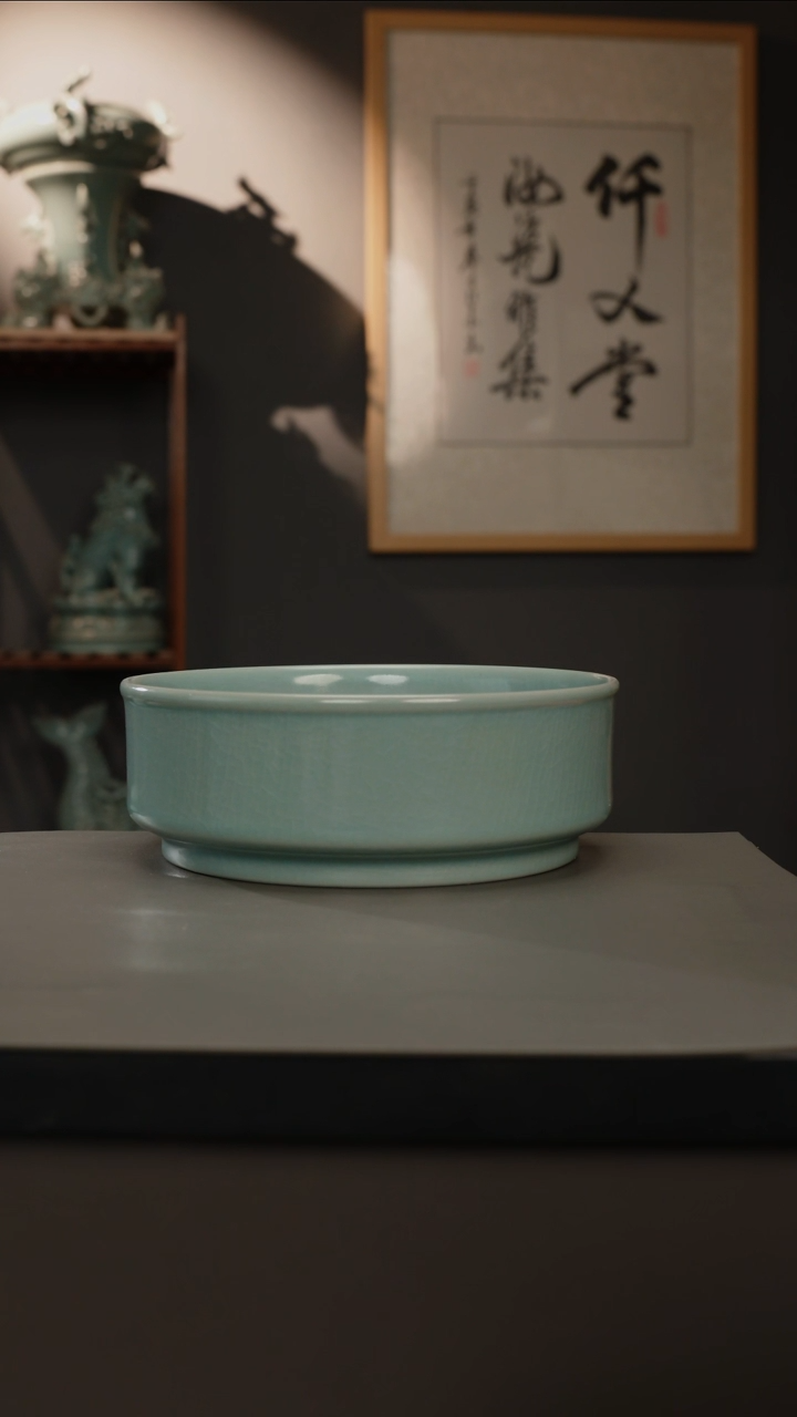 【闪购商品】杯仿古釉原矿 圆唇洗