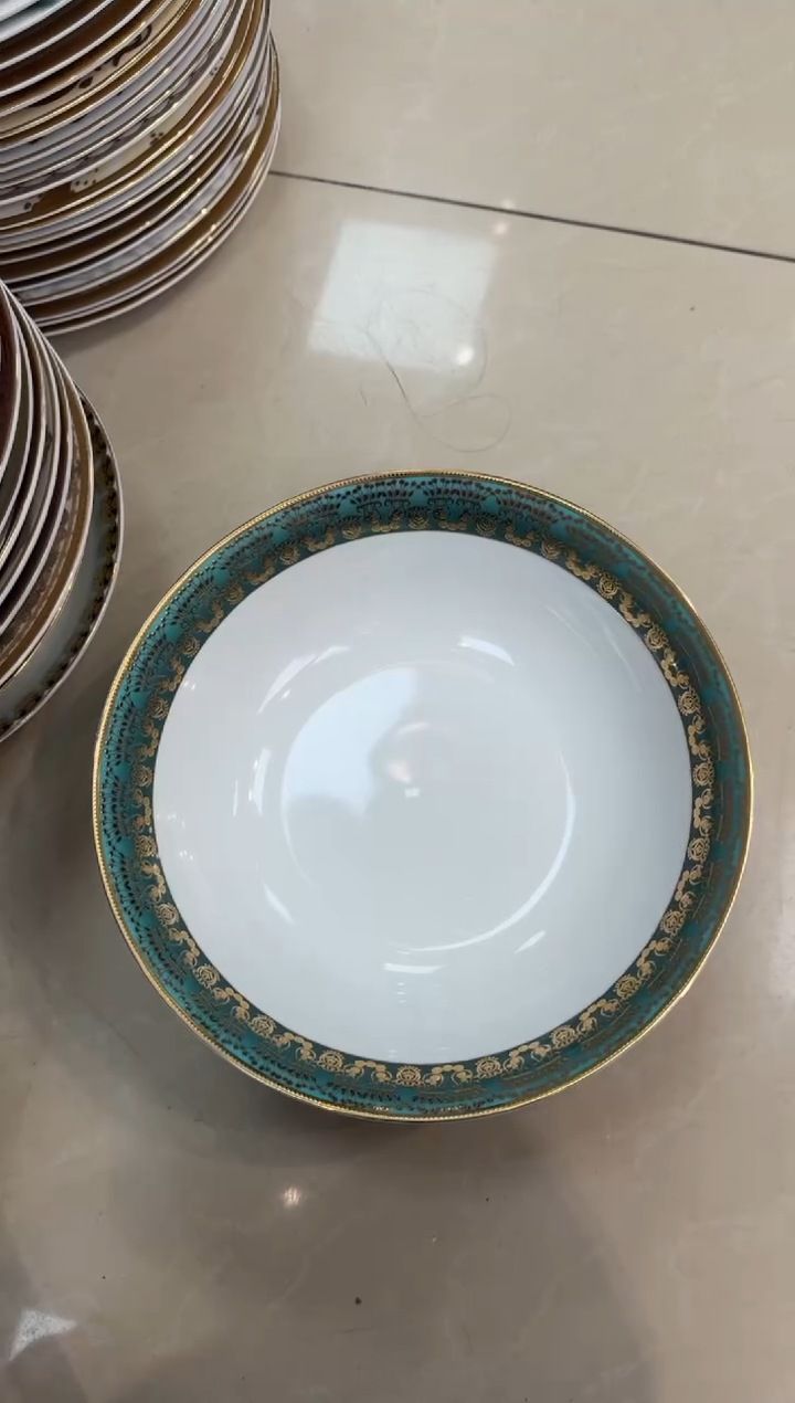 【闪购商品】瓷片9英寸汤碗福利款 微瑕