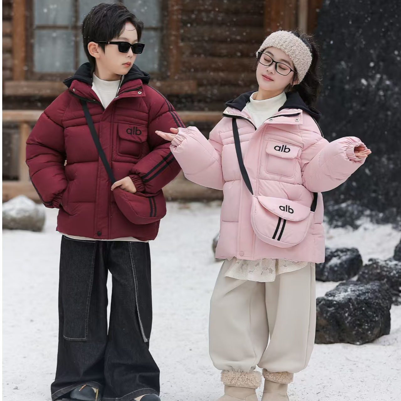 【超厚实过冬！实体品质】【顺丰包邮 现货现发】男童女童加绒加厚棉服