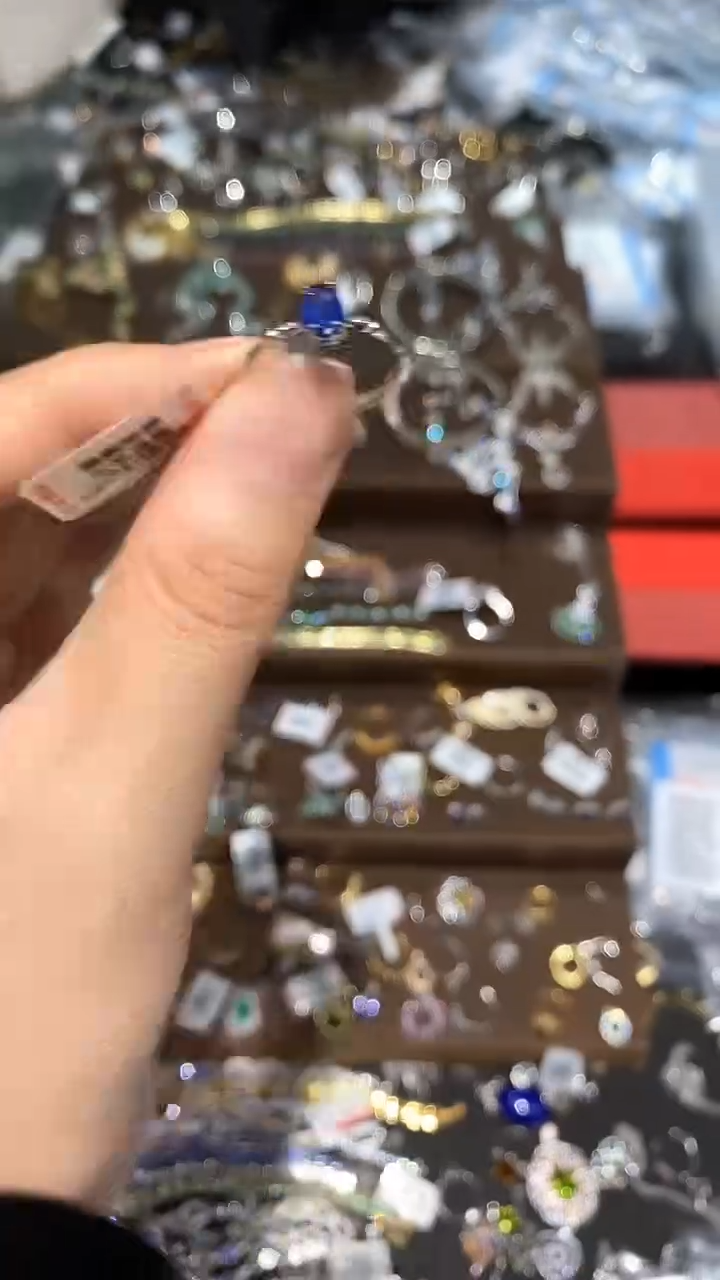 【闪购商品】蓝宝石戒指银S925镶嵌戒指