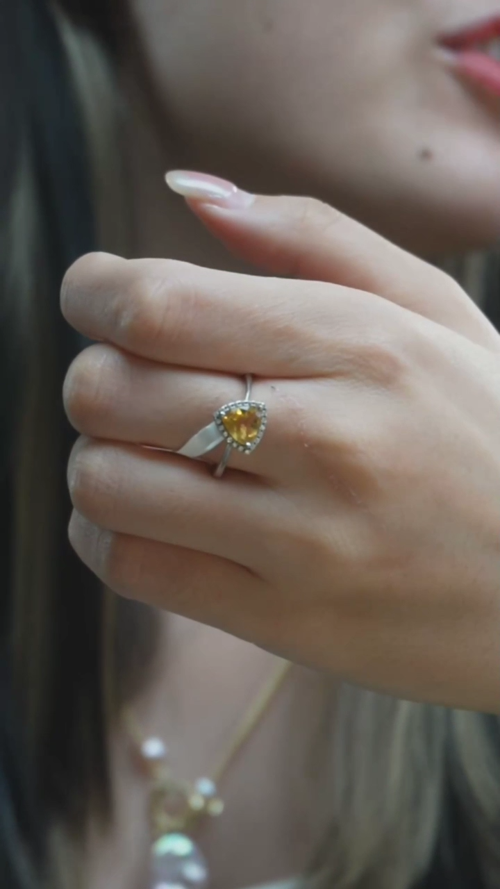 【闪购商品】水晶开口戒未镶嵌N51