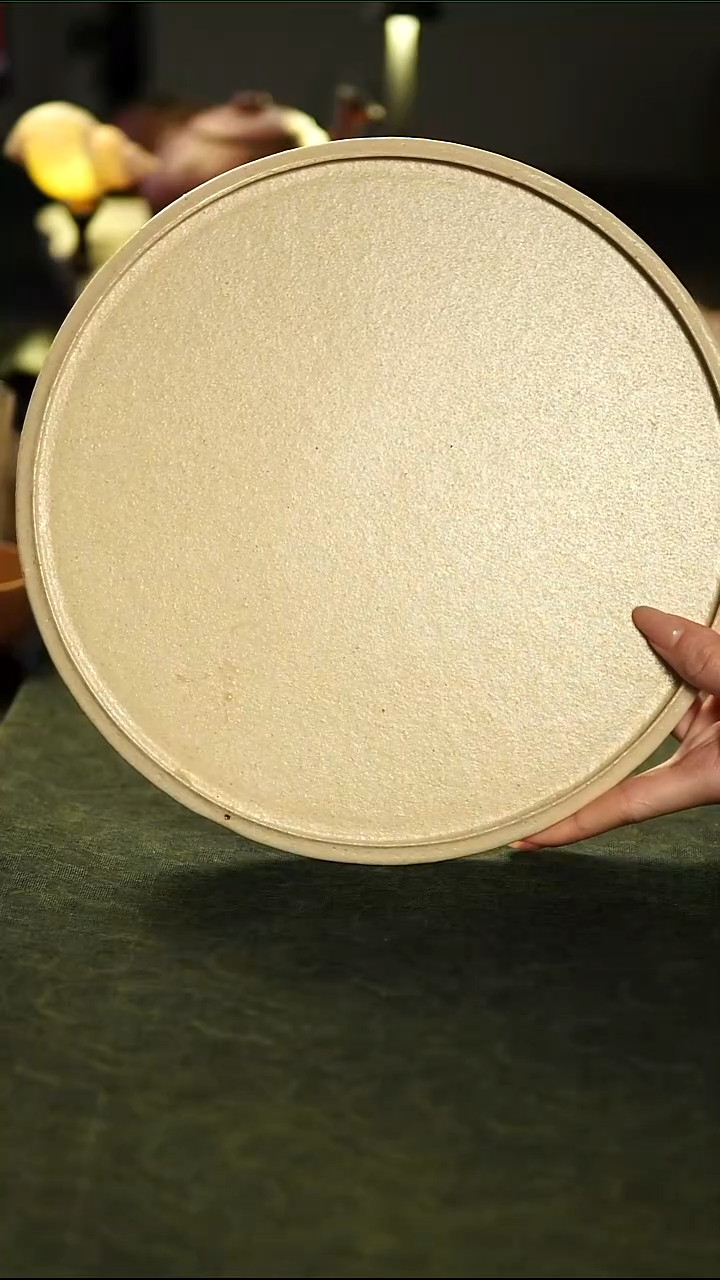 云龙粉糯壶承26cm