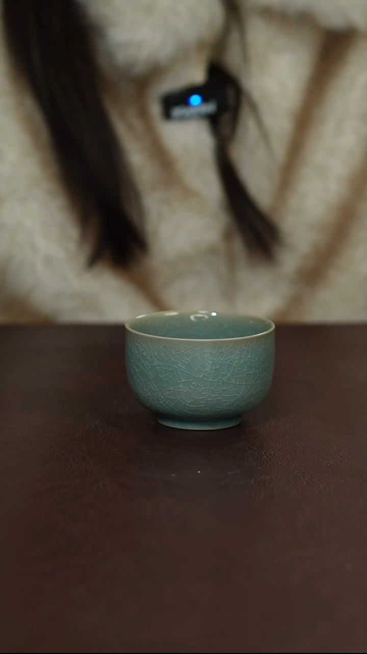 摆件陶原矿原釉汝宋汝瓷